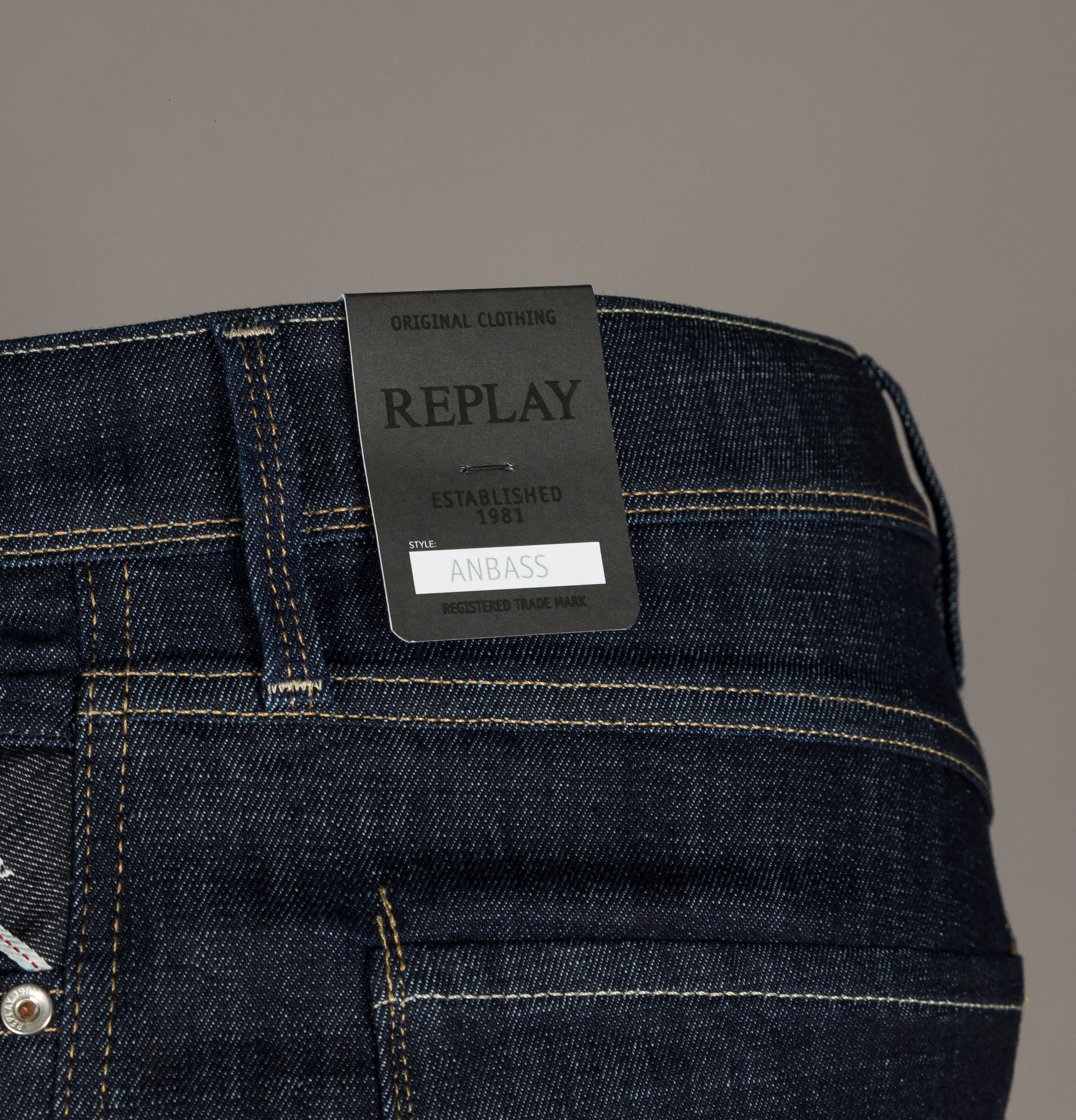 Replay Anbass Slim Fit Jeans Aged 0 Year - Image 5