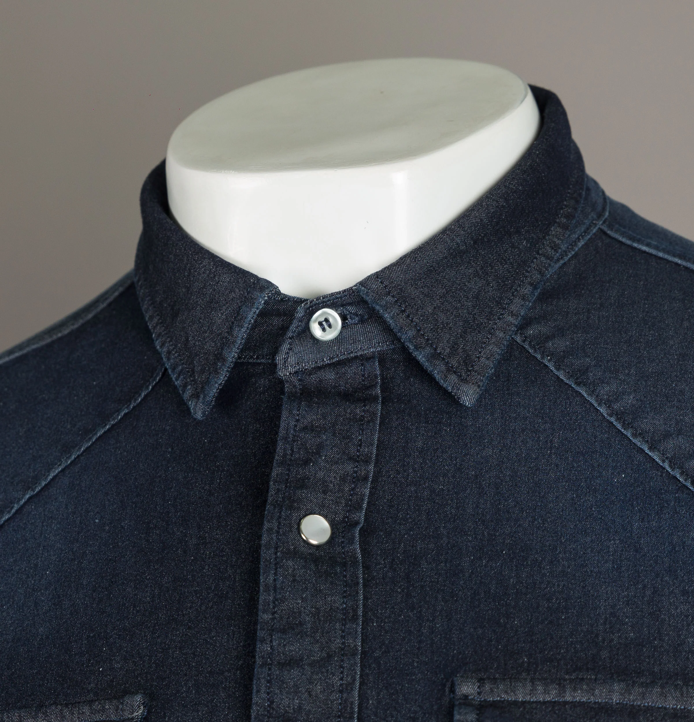 Replay Hyperflex Slim Fit Denim Shirt - Image 3