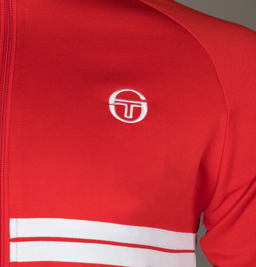 Sergio Tacchini Dallas Tracksuit Top Adrenaline Rush/White - Image 4