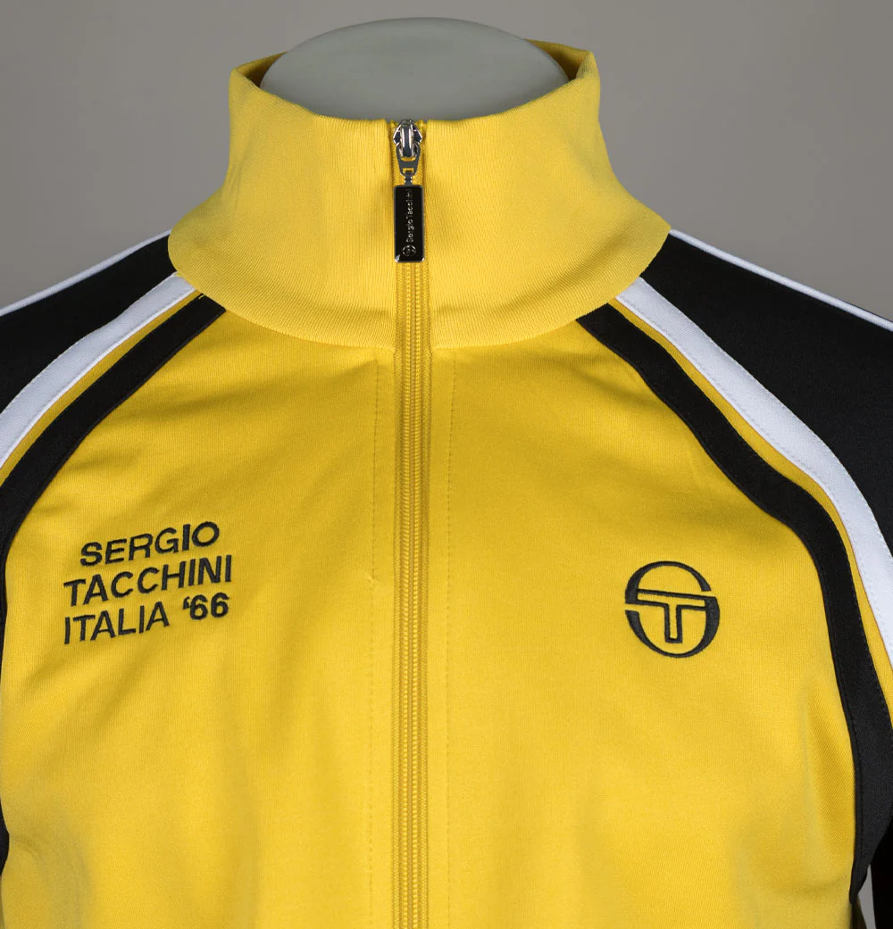 Sergio Tacchini Ghibli Davis Tracksuit Top Mango Mint/Black/White - Image 3
