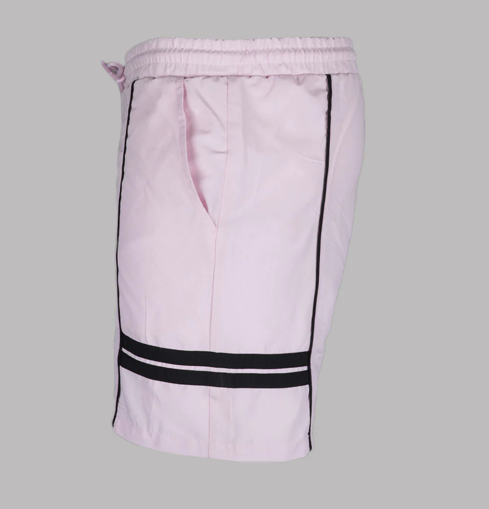 Sergio Tacchini Romolo Swim Shorts Light Lilac/Black - Image 3