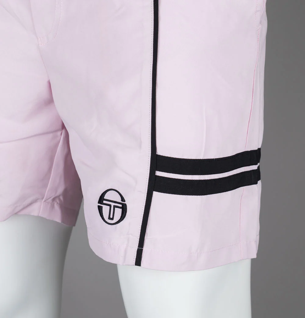 Sergio Tacchini Romolo Swim Shorts Light Lilac/Black - Image 4