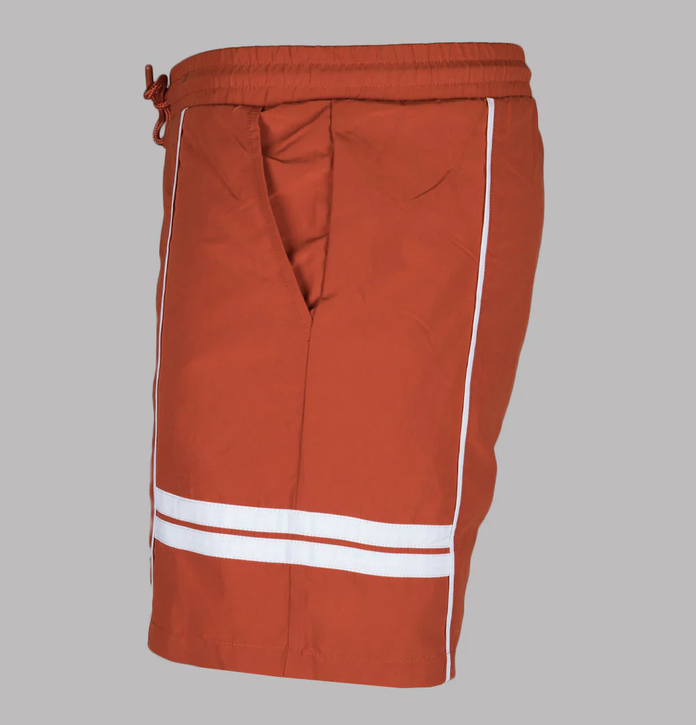 Sergio Tacchini Romolo Swim Shorts Rooibos Tea/Gardenia - Image 3