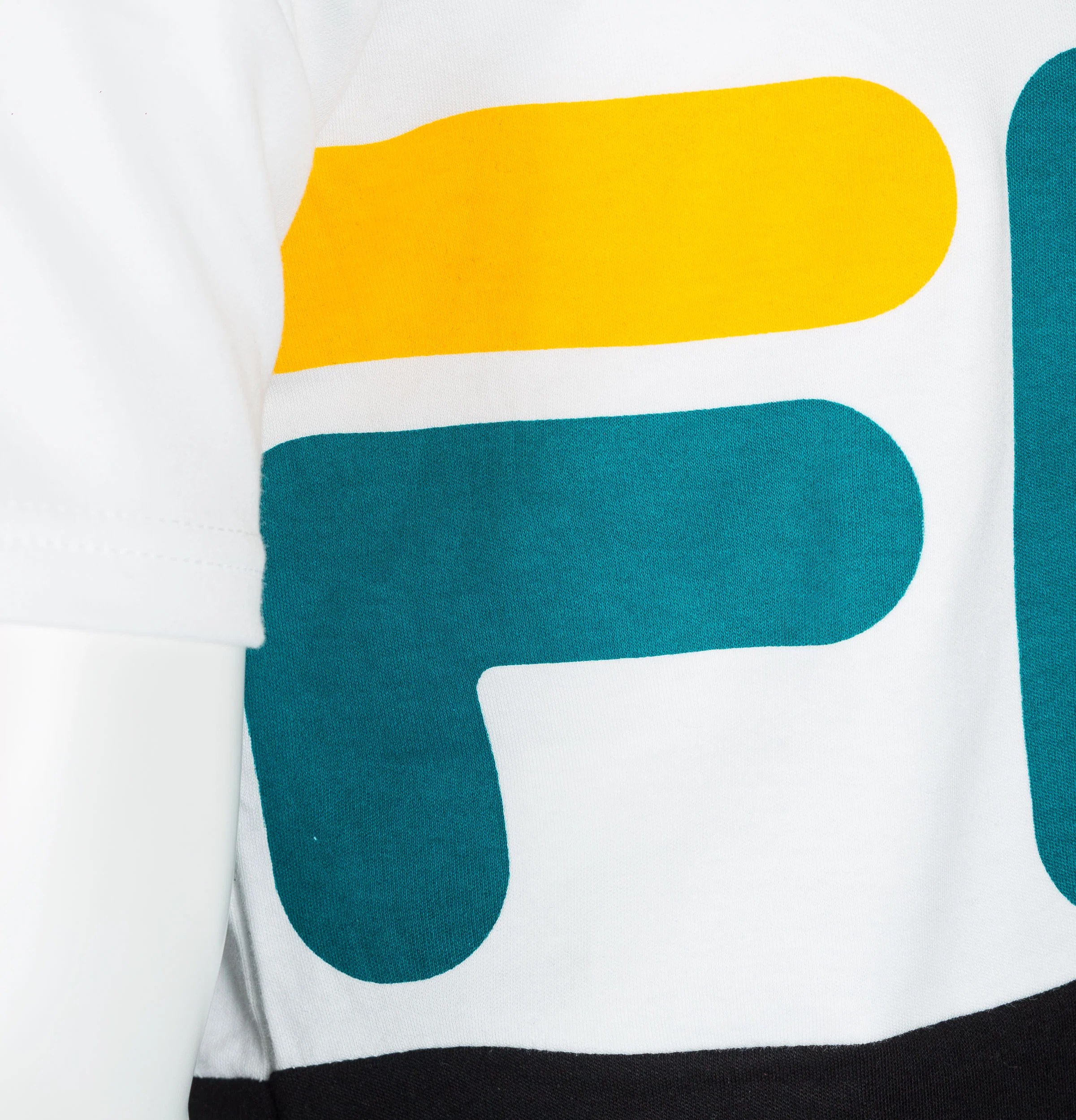 Fila Vintage Vialli Colour Block T-Shirt Harbour Blue - Image 4